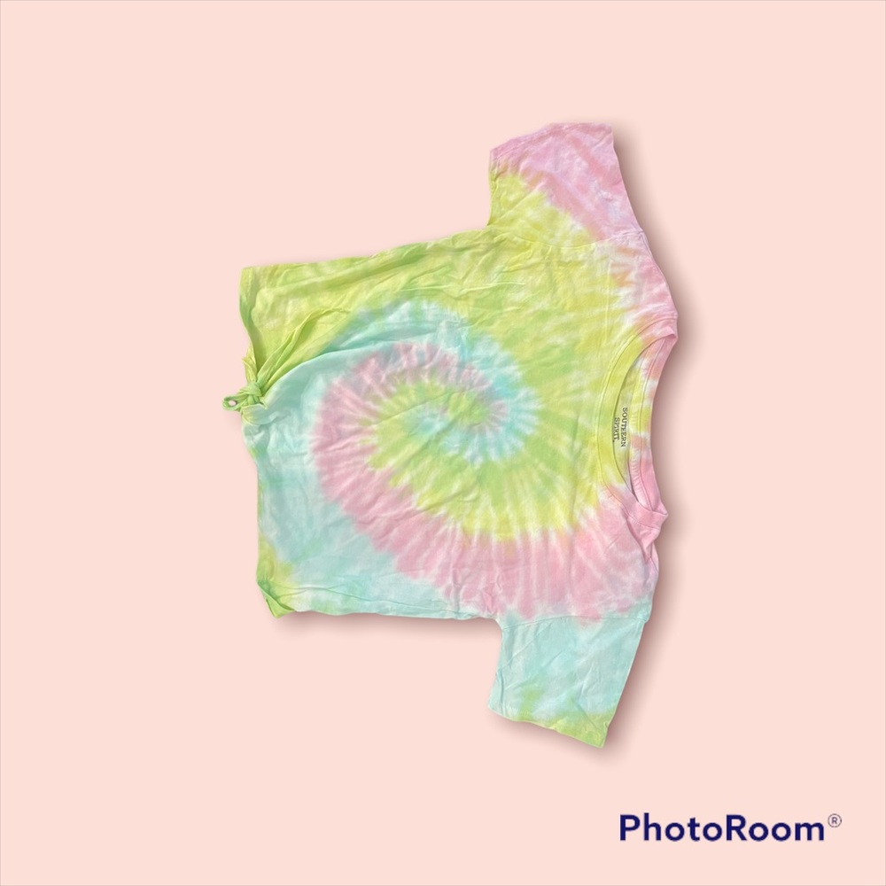 Tie dye Swirl T-Shirt with bow